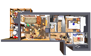 Le plan en 3D ... Cliquer pour agrandir
